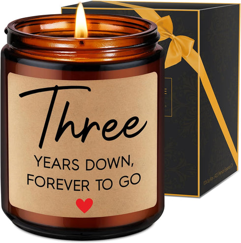Fairy's Gift Anniversary Candle Gifts, 3 Year Anniversary